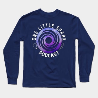 One Little Spark Podcast - White Logo Long Sleeve T-Shirt